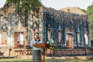 สำนักศิลปะและวัฒนธรรม จัดกิจกรรมวาดภาพพระบฏ งานทำบุญเมืองลพบุรี ครั้งที่ 25