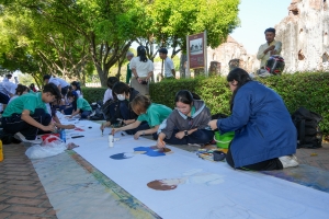 สำนักศิลปะและวัฒนธรรม จัดกิจกรรมวาดภาพพระบฏ งานทำบุญเมืองลพบุรี ครั้งที่ 25