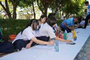สำนักศิลปะและวัฒนธรรม จัดกิจกรรมวาดภาพพระบฏ งานทำบุญเมืองลพบุรี ครั้งที่ 25