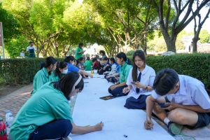 สำนักศิลปะและวัฒนธรรม จัดกิจกรรมวาดภาพพระบฏ งานทำบุญเมืองลพบุรี ครั้งที่ 25