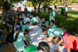 สำนักศิลปะและวัฒนธรรม จัดกิจกรรมวาดภาพพระบฏ งานทำบุญเมืองลพบุรี ครั้งที่ 25