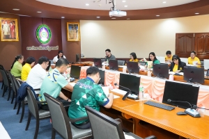 การประชุม คกก.จัดทำแผนเพิ่มประสิทธิภาพของ มรภ.เทพสตรี ครั้งที่ 2/67
