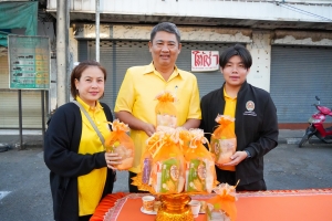 มรภ.เทพสตรี ร่วมพิธีทำบุญตักบาตรวันขึ้นปีใหม่ พ.ศ. 2568