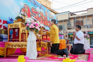 มรภ.เทพสตรี ร่วมพิธีทำบุญตักบาตรวันขึ้นปีใหม่ พ.ศ. 2568