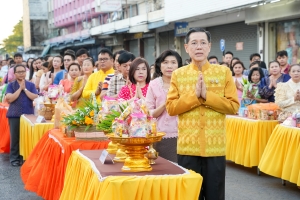 มรภ.เทพสตรี ร่วมพิธีทำบุญตักบาตรวันขึ้นปีใหม่ พ.ศ. 2568