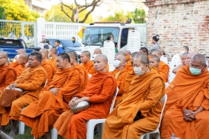 มรภ.เทพสตรี ร่วมพิธีทำบุญตักบาตรวันขึ้นปีใหม่ พ.ศ. 2568