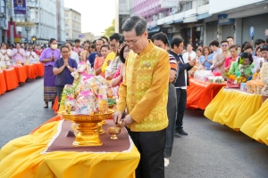มรภ.เทพสตรี ร่วมพิธีทำบุญตักบาตรวันขึ้นปีใหม่ พ.ศ. 2568