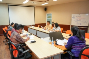 การประชุม คกก.กำหนดรายละเอียดเฉพาะคุณลักษณ์และกำหนดราคากลางของน้ำดื่ม มรภ.เทพสตรี ครั้งที่ 1/68