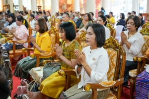 อธิการบดี มรภ.เทพสตรี นำผู้บริหาร ร่วมโครงการ ผู้ว่าฯ พาแต่งไทย หิ้วปิ่นโตทำบุญ เกื้อกูลพระพุทธศาสนา รักษาสิ่งแวดล้อม จ.ลพบุรี ครั้งที่ 1