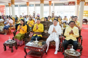 อธิการบดี มรภ.เทพสตรี นำผู้บริหาร ร่วมโครงการ ผู้ว่าฯ พาแต่งไทย หิ้วปิ่นโตทำบุญ เกื้อกูลพระพุทธศาสนา รักษาสิ่งแวดล้อม จ.ลพบุรี ครั้งที่ 1