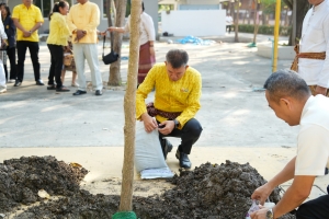 อธิการบดี มรภ.เทพสตรี นำผู้บริหาร ร่วมโครงการ ผู้ว่าฯ พาแต่งไทย หิ้วปิ่นโตทำบุญ เกื้อกูลพระพุทธศาสนา รักษาสิ่งแวดล้อม จ.ลพบุรี ครั้งที่ 1