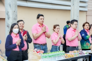 คณะมนุษยศาสตร์ฯ จัดพิธีทำบุญตักบาตรเนื่องในโอกาสวันขึ้นปีใหม่