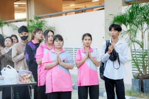 คณะมนุษยศาสตร์ฯ จัดพิธีทำบุญตักบาตรเนื่องในโอกาสวันขึ้นปีใหม่