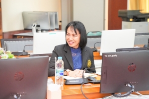คณะผู้บริหาร มรภ.เทพสตรี ต้อนรับนายกสภา มรภ.เทพสตรี ในโอกาสเข้ารับฟังการบรรยายในภาพรวมของมหาวิทยาลัย
