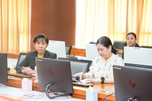 คณะผู้บริหาร มรภ.เทพสตรี ต้อนรับนายกสภา มรภ.เทพสตรี ในโอกาสเข้ารับฟังการบรรยายในภาพรวมของมหาวิทยาลัย