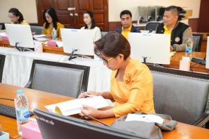 การประชุม คกก.ขับเคลื่อนการประเมินคุณธรรมและความโปร่งใสในการดำเนินงานของมหาวิทยาลัย พ.ศ. 2568 ครั้งที่ 1/68