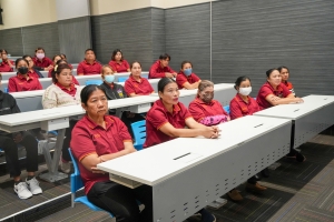 มรภ.เทพสตรี จัดประชุมแม่บ้านบริษัทเพื่อชี้แจงการทำความสะอาดภายในมหาวิทยาลัย