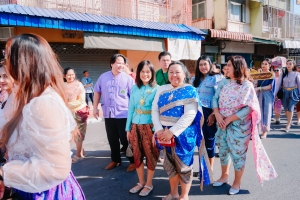 มรภ.เทพสตรี ร่วมเดินรณรงค์แต่งไทยงานแผ่นดินสมเด็จพระนารายณ์มหาราช ครั้งที่ 37 ประจำปี พ.ศ. 2568