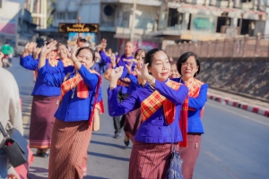 มรภ.เทพสตรี ร่วมเดินรณรงค์แต่งไทยงานแผ่นดินสมเด็จพระนารายณ์มหาราช ครั้งที่ 37 ประจำปี พ.ศ. 2568