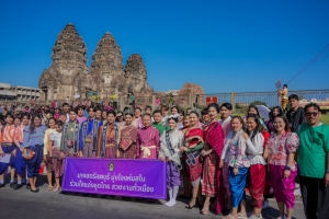 มรภ.เทพสตรี ร่วมเดินรณรงค์แต่งไทยงานแผ่นดินสมเด็จพระนารายณ์มหาราช ครั้งที่ 37 ประจำปี พ.ศ. 2568
