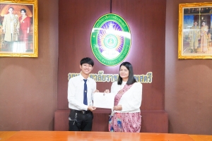 มรภ.เทพสตรี มอบเกียรติบัตรแสดงความขอบคุณจากสถานเอกอัครราชทูต ณ กรุงริยาด ในโอกาสที่มหาวิทยาลัยนำศิลปวัฒนธรรมไทยไปจัดแสดงในโอกาสวันคล้ายวันพระบรมราชสมภพ พระบาทสมเด็จพระบรมชนกาธิเบศร มหาภูมิพลอดุลยเดชมหาราช บรมนาถบพิตร วันชาติ และวันพ่อแห่งชาติ ในงานเลี้ยงรับรองของสถานเอกอัครราชทูต ณ กรุงริยาด ราชอาณาจักรซาอุดีอาระเบีย