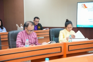 การประชุม คกก.ขับเคลื่อนการดำเนินงานตามเกณฑ์ EdPEx V มรภ.เทพสตรี ประจำปีการศึกษา 2567 ครั้งที่ 1/68