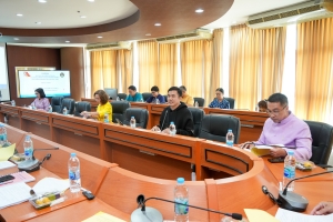 การประชุม คกก.ขับเคลื่อนการดำเนินงานตามเกณฑ์ EdPEx V มรภ.เทพสตรี ประจำปีการศึกษา 2567 ครั้งที่ 1/68