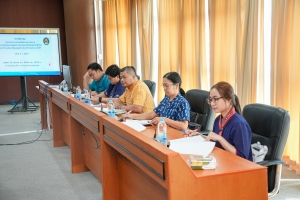 การประชุม คกก.ขับเคลื่อนการดำเนินงานตามเกณฑ์ EdPEx V มรภ.เทพสตรี ประจำปีการศึกษา 2567 ครั้งที่ 1/68