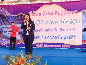 มรภ.เทพสตรี รับมอบทุนการศึกษา จากคุณสมาน - คุณเพียงเพ็ญ คุณากรไพบูลย์ศิริ และครอบครัว เจ้าของบริษัท เกรียงถาวรคอนเทนเนอร์ จำกัด เพื่อนำมามอบเป็นทุนการศึกษาให้แก่นักศึกษา มรภ.เทพสตรี