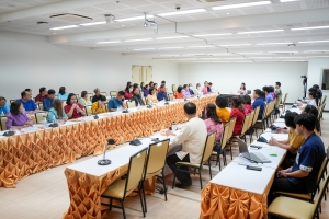 มรภ.เทพสตรี โดยคณะวิทยาการจัดการ และคณะมนุษยศาสตร์ฯ จัดกิจกรรมเปิดเวทีชุมชนดินสอพอง และลงนามเครือข่ายความร่วมมือการดำเนินงานขับเคลื่อนโครงการพัฒนาการตลาดและการท่องเที่ยวชุมชนดินสอพอง จ.ลพบุรี