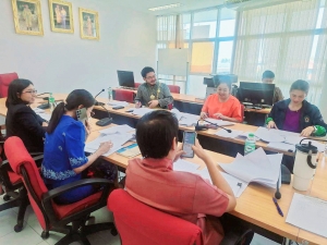 การประชุมคณะอนุกรรมการติดตาม ตรวจสอบฯ ด้านผลสัมฤทธิ์ในการดำเนินงานตามยุทธศาสตร์แผนปฏิบัติการมหาวิทยาลัย คณะ สำนัก และสถาบัน ครั้งที่ 1/68