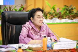 อธิการบดี มรภ.เทพสตรี พร้อมด้วยรองอธิการบดีฝ่ายวางแผนและวิจัย ร่วมการประชุมที่ประชุมอธิการบดีมหาวิทยาลัยราชภัฏ ครั้งที่ 1 (178)/2568