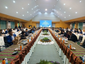 อธิการบดี มรภ.เทพสตรี พร้อมด้วยรองอธิการบดีฝ่ายวางแผนและวิจัย ร่วมการประชุมที่ประชุมอธิการบดีมหาวิทยาลัยราชภัฏ ครั้งที่ 1 (178)/2568
