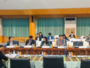 อธิการบดี มรภ.เทพสตรี พร้อมด้วยรองอธิการบดีฝ่ายวางแผนและวิจัย ร่วมการประชุมที่ประชุมอธิการบดีมหาวิทยาลัยราชภัฏ ครั้งที่ 1 (178)/2568