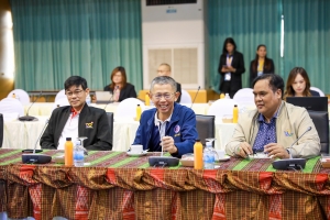 อธิการบดี มรภ.เทพสตรี พร้อมด้วยรองอธิการบดีฝ่ายวางแผนและวิจัย ร่วมการประชุมที่ประชุมอธิการบดีมหาวิทยาลัยราชภัฏ ครั้งที่ 1 (178)/2568