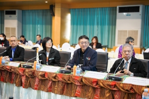 อธิการบดี มรภ.เทพสตรี พร้อมด้วยรองอธิการบดีฝ่ายวางแผนและวิจัย ร่วมการประชุมที่ประชุมอธิการบดีมหาวิทยาลัยราชภัฏ ครั้งที่ 1 (178)/2568