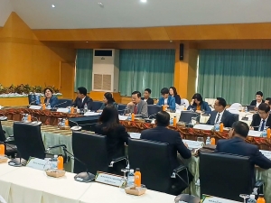 อธิการบดี มรภ.เทพสตรี พร้อมด้วยรองอธิการบดีฝ่ายวางแผนและวิจัย ร่วมการประชุมที่ประชุมอธิการบดีมหาวิทยาลัยราชภัฏ ครั้งที่ 1 (178)/2568