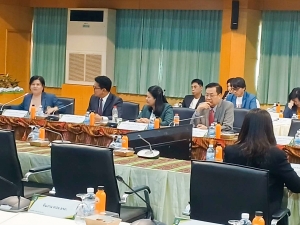 อธิการบดี มรภ.เทพสตรี พร้อมด้วยรองอธิการบดีฝ่ายวางแผนและวิจัย ร่วมการประชุมที่ประชุมอธิการบดีมหาวิทยาลัยราชภัฏ ครั้งที่ 1 (178)/2568