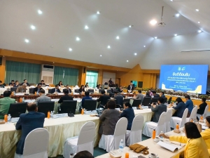 อธิการบดี มรภ.เทพสตรี พร้อมด้วยรองอธิการบดีฝ่ายวางแผนและวิจัย ร่วมการประชุมที่ประชุมอธิการบดีมหาวิทยาลัยราชภัฏ ครั้งที่ 1 (178)/2568