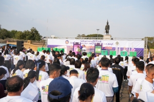 มรภ.เทพสตรี ร่วมกิจกรรมรณรงค์โค้งสุดท้ายการเลือกตั้งสมาชิกสภาองค์การบริหารส่วนจังหวัด และนายกองค์การบริหารส่วนจังหวัด