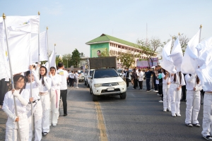 มรภ.เทพสตรี ร่วมกิจกรรมรณรงค์โค้งสุดท้ายการเลือกตั้งสมาชิกสภาองค์การบริหารส่วนจังหวัด และนายกองค์การบริหารส่วนจังหวัด