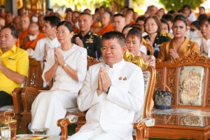 มรภ.เทพสตรี ร่วมพิธีเจริญพระพุทธมนต์ถวายพระพรชัยมงคลแด่ พระบาทสมเด็จพระเจ้าอยู่หัว และพระบรมวงศานุวงศ์ ประจำปี พ.ศ. 2568 ครั้งที่ 1