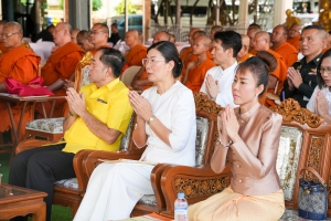 มรภ.เทพสตรี ร่วมพิธีเจริญพระพุทธมนต์ถวายพระพรชัยมงคลแด่ พระบาทสมเด็จพระเจ้าอยู่หัว และพระบรมวงศานุวงศ์ ประจำปี พ.ศ. 2568 ครั้งที่ 1