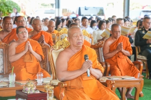 มรภ.เทพสตรี ร่วมพิธีเจริญพระพุทธมนต์ถวายพระพรชัยมงคลแด่ พระบาทสมเด็จพระเจ้าอยู่หัว และพระบรมวงศานุวงศ์ ประจำปี พ.ศ. 2568 ครั้งที่ 1