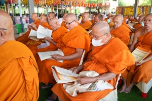 มรภ.เทพสตรี ร่วมพิธีเจริญพระพุทธมนต์ถวายพระพรชัยมงคลแด่ พระบาทสมเด็จพระเจ้าอยู่หัว และพระบรมวงศานุวงศ์ ประจำปี พ.ศ. 2568 ครั้งที่ 1