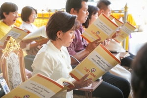 มรภ.เทพสตรี ร่วมพิธีเจริญพระพุทธมนต์ถวายพระพรชัยมงคลแด่ พระบาทสมเด็จพระเจ้าอยู่หัว และพระบรมวงศานุวงศ์ ประจำปี พ.ศ. 2568 ครั้งที่ 1