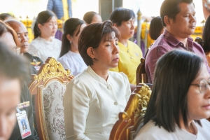 มรภ.เทพสตรี ร่วมพิธีเจริญพระพุทธมนต์ถวายพระพรชัยมงคลแด่ พระบาทสมเด็จพระเจ้าอยู่หัว และพระบรมวงศานุวงศ์ ประจำปี พ.ศ. 2568 ครั้งที่ 1