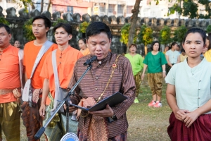 มรภ.เทพสตรี ร่วมกิจกรรม รวมพลคนนุ่งโจง แต่งไทยสายย่อ ชาวลพบุรีพร้อมใจแต่งไทยทั้งเมือง ในการจัดงานแผ่นดินสมเด็จพระนารายณ์มหาราช