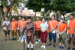 มรภ.เทพสตรี ร่วมกิจกรรม รวมพลคนนุ่งโจง แต่งไทยสายย่อ ชาวลพบุรีพร้อมใจแต่งไทยทั้งเมือง ในการจัดงานแผ่นดินสมเด็จพระนารายณ์มหาราช