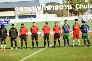 อธิการบดี มรภ.เทพสตรี พร้อมด้วยผู้บริหาร คณาจารย์ บุคลากร นำนักกีฬาฟุตบอลมหาวิทยาลัยฯ เข้าร่วมการแข่งขันฟุตบอลราชภัฏคิงส์คัพ ครั้งที่ 1 ชิงถ้วยพระราชทานพระบาทสมเด็จพระเจ้าอยู่หัว